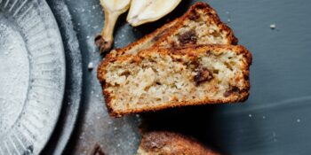 Bolo de banana com aveia sem açúcar