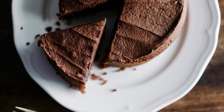 Bolo de chocolate sem açúcar