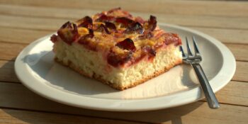 Bolo de frutas sem açúcar