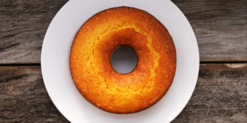 Bolo de fubá especial para diabéticos