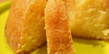 Bolo de limão sem açúcar