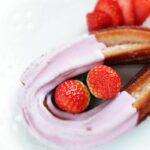 Churros com morango