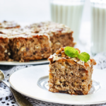 Bolo de aveia sem açúcar