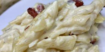Macarrão ao molho branco sem creme de leite