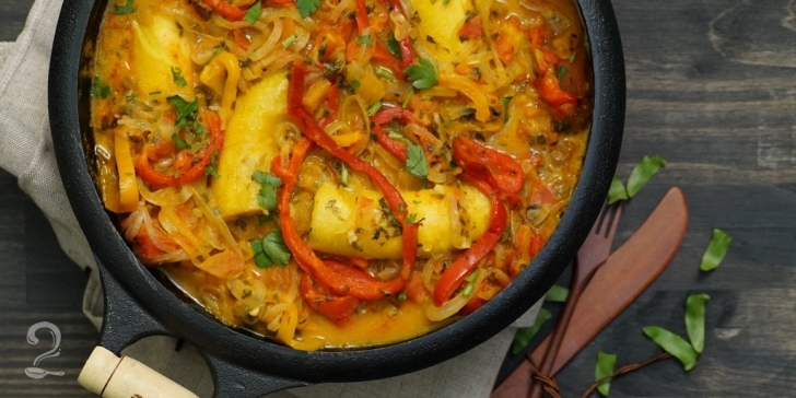 Moqueca de banana da terra fácil @gourmetadois