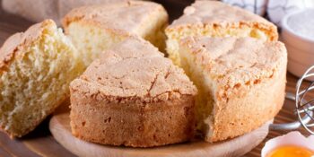 Pão de ló com três ingredientes