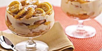Pavê de banana caramelada