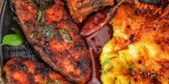 Peixe ao molho escabeche tradicional