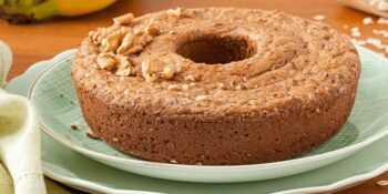 Bolo de banana sem açúcar