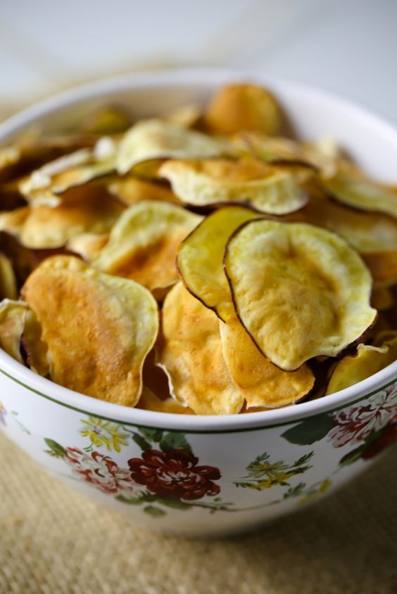 chips de batata doce no forno simples fáiclchips de batata doce no forno