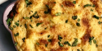 Escondidinho de batata vegano