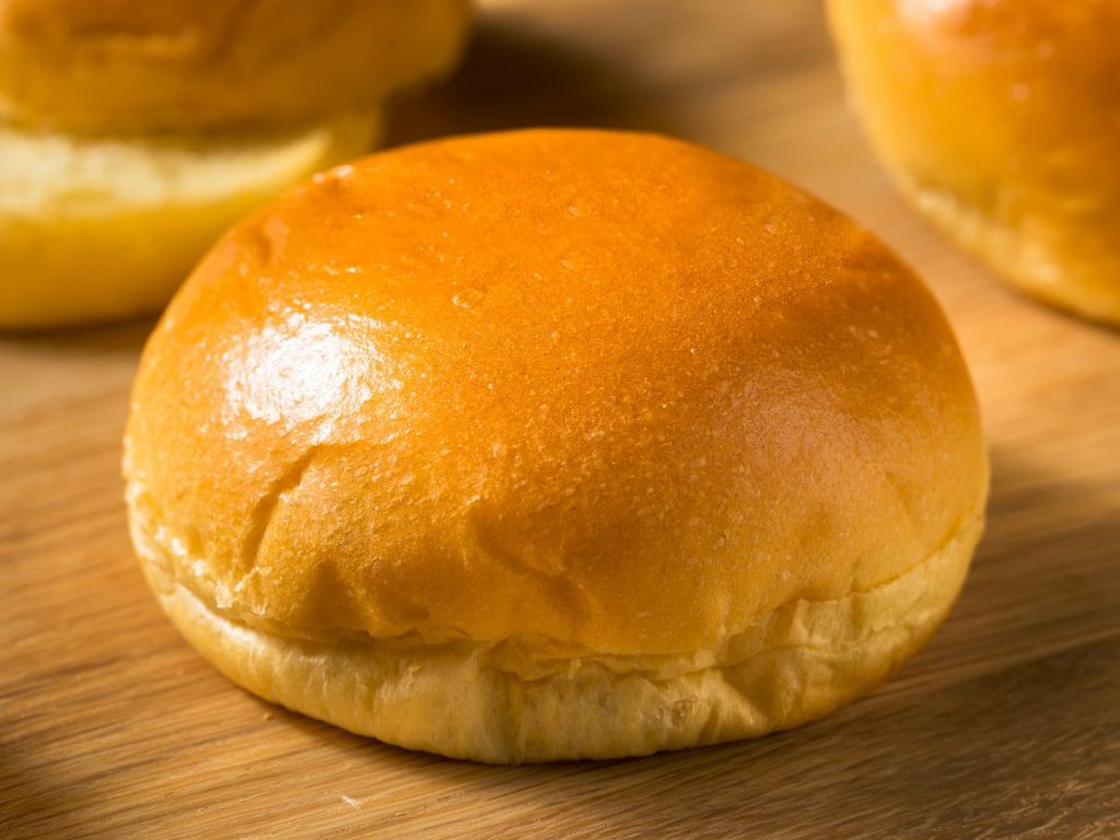 pão de hambúrguer americano