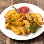 Batata rústica no forno