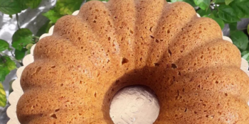 Bolo vegano sem açúcar