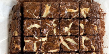 Brownie marmorizado