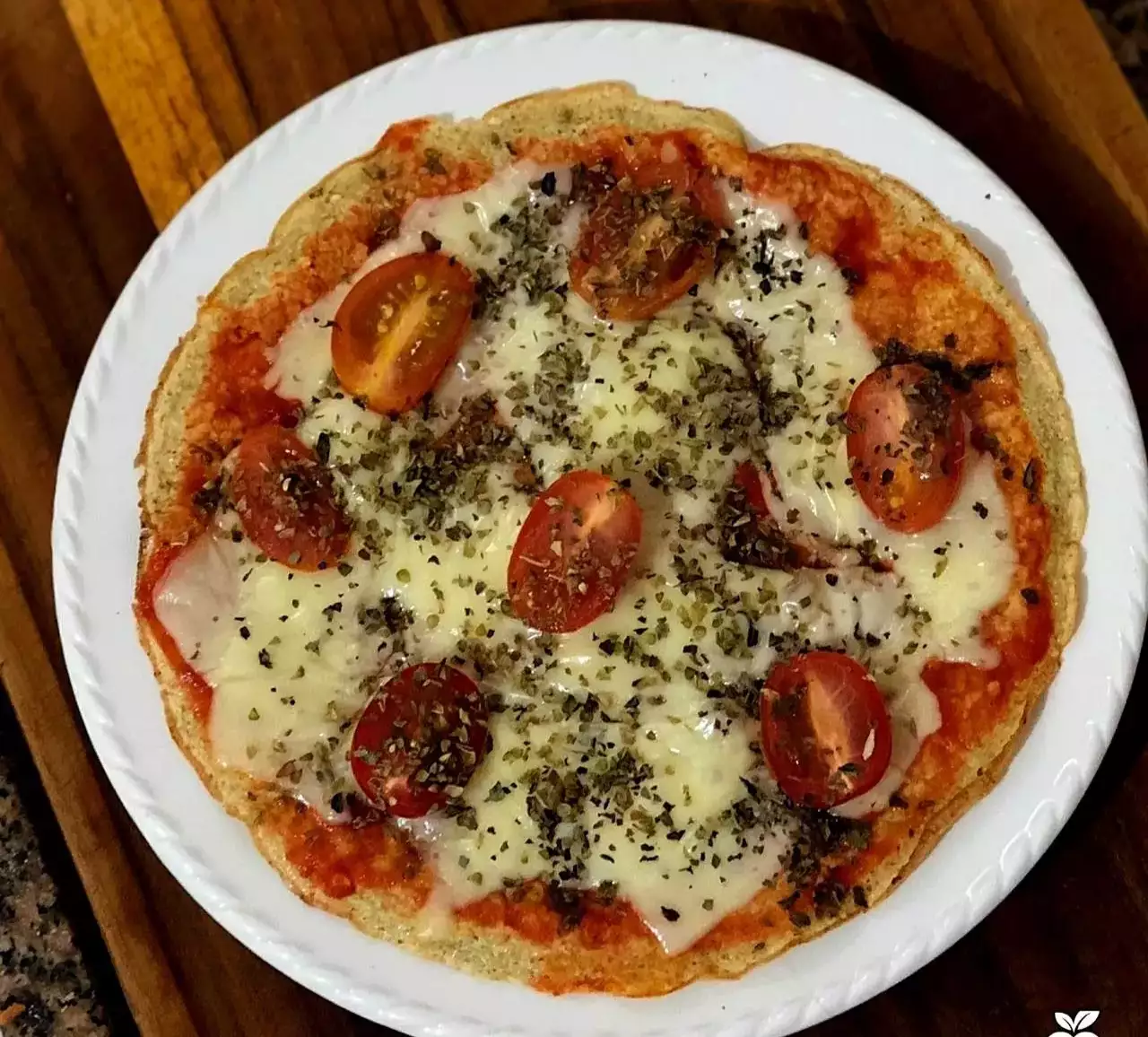 pizza de aveia na frigideira