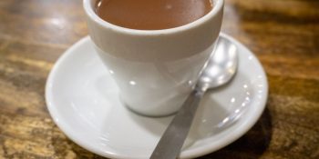 Chocolate quente sem açúcar