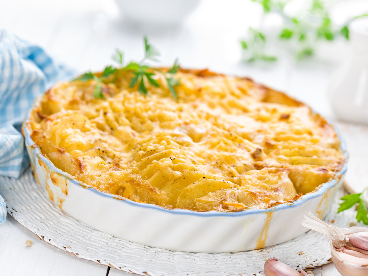 Escondidinho de carne moída com batata