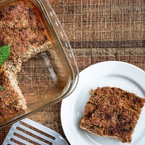 Kibe de forno vegano