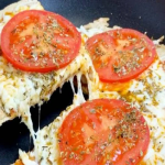 pizza de aveia na frigideira