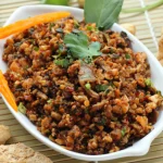 Carne de soja com legumes