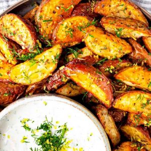 Batata rústica crocante