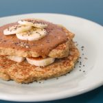 Panqueca de banana e aveia