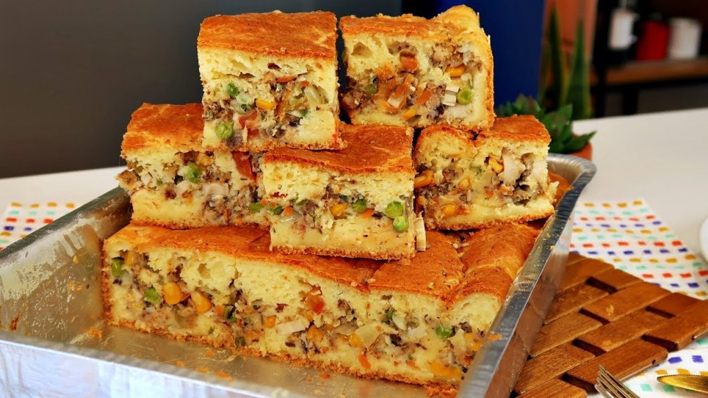 Torta salgada de sardinha