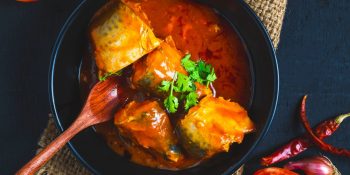 Peixe na panela de pressão