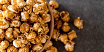 Pipoca doce sem óleo