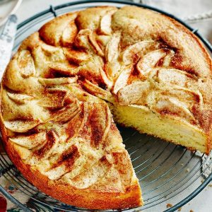 Bolo fit de banana e maçã