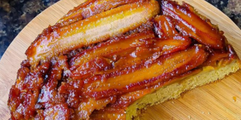 Bolo de banana com aveia no liquidificador