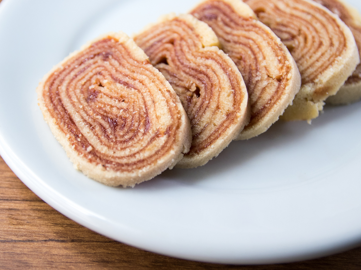 Bolo de rolo de doce de leite