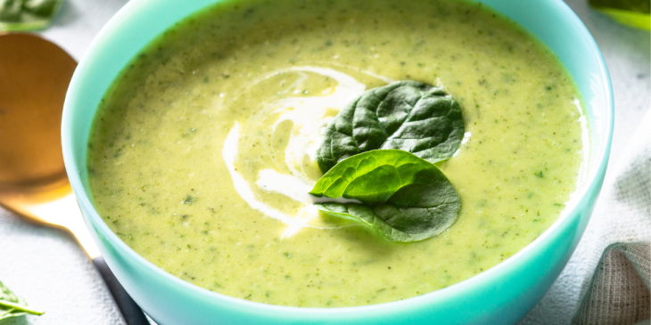 Caldo verde com batata doce