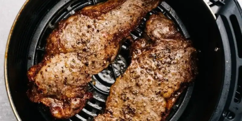 Contra filé na airfryer: carne macia