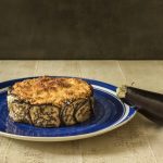 Torta de berinjela com frango