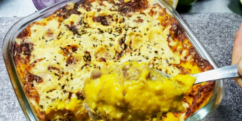Escondidinho de abóbora com carne moída