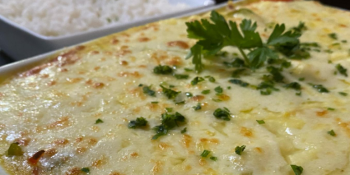Escondidinho de bacalhau