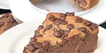Torta de cookie com Nutella é a receita de hoje