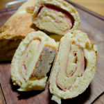 Pão italiano recheado