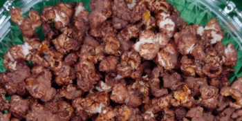 Pipoca doce de chocolate