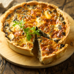 Quiche de alho poró