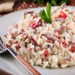 Arroz cremoso com calabresa