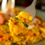 Risoto de alho poró