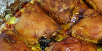 Sobrecoxa de frango na cerveja