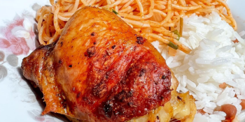 Sobrecoxa na airfryer