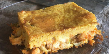 Torta de frango sem glúten