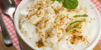 Arroz de leite cremoso