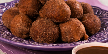 Bolinho de chuva de chocolate