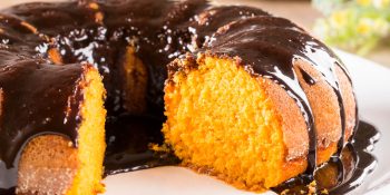 Bolo vegano de cenoura